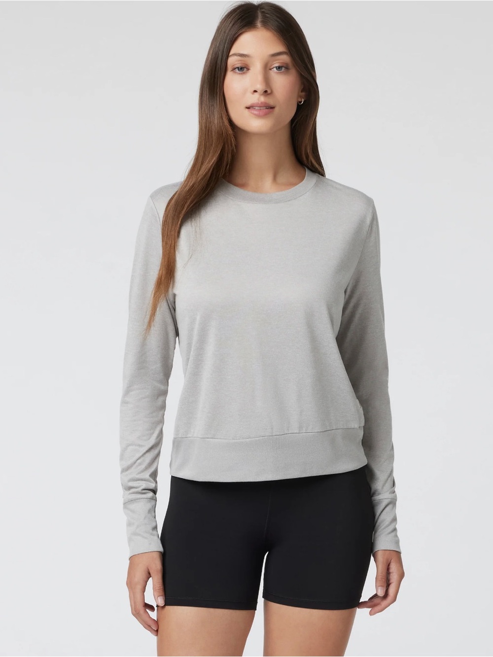 Vuori Women’s Daydream Crew Heathered Gray Size Medium